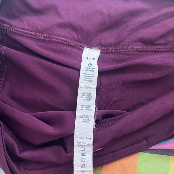 🦋2xHP!!🦋 Lululemon | Pace Setter Running Skirt - Picture 10 of 10